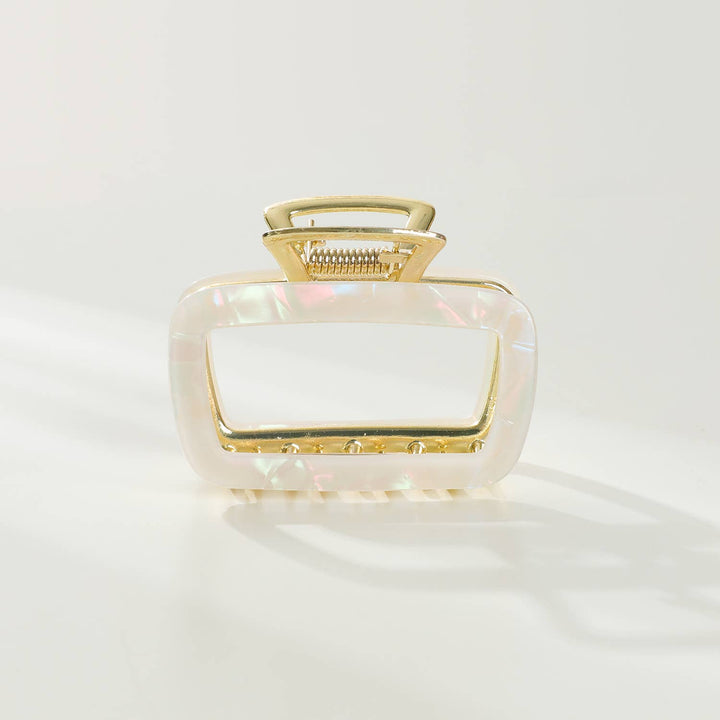 Harlow | Hollow Rectangle Metal Eco-Friendly Claw Clip
