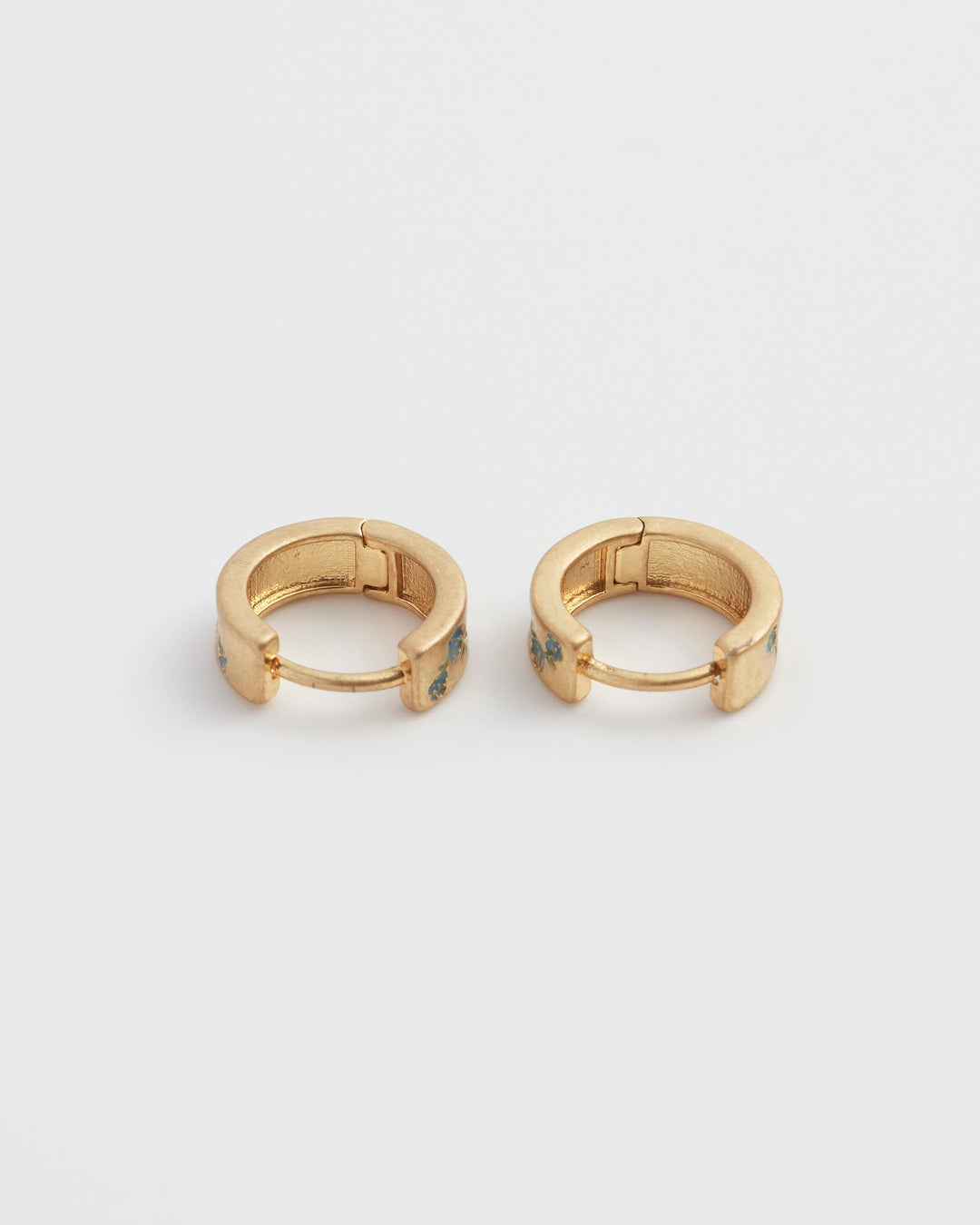 Forget-Me-Not Mini Hoops