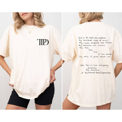 TTPD Shirt from The Tortured Poets Department, Swiftie Tee