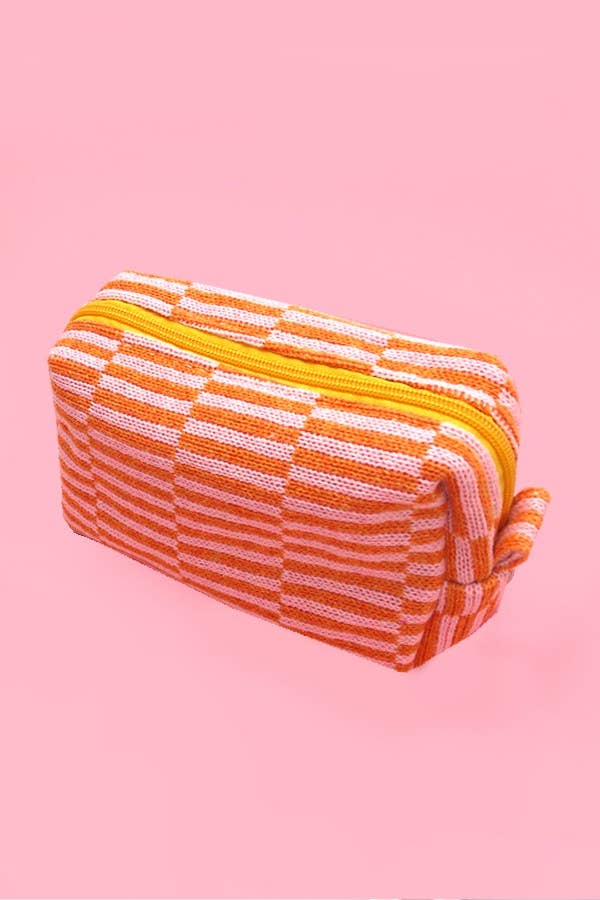 Cosmetic Pouch-Checker Makeup