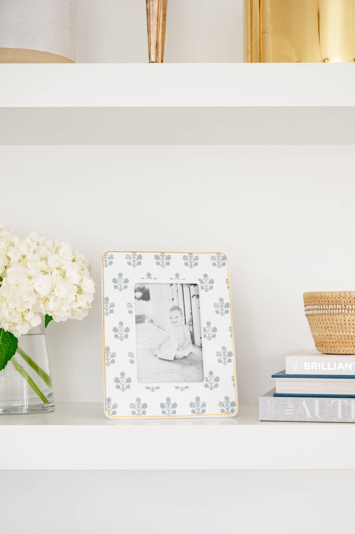 Frame-Dusty Blue Floral