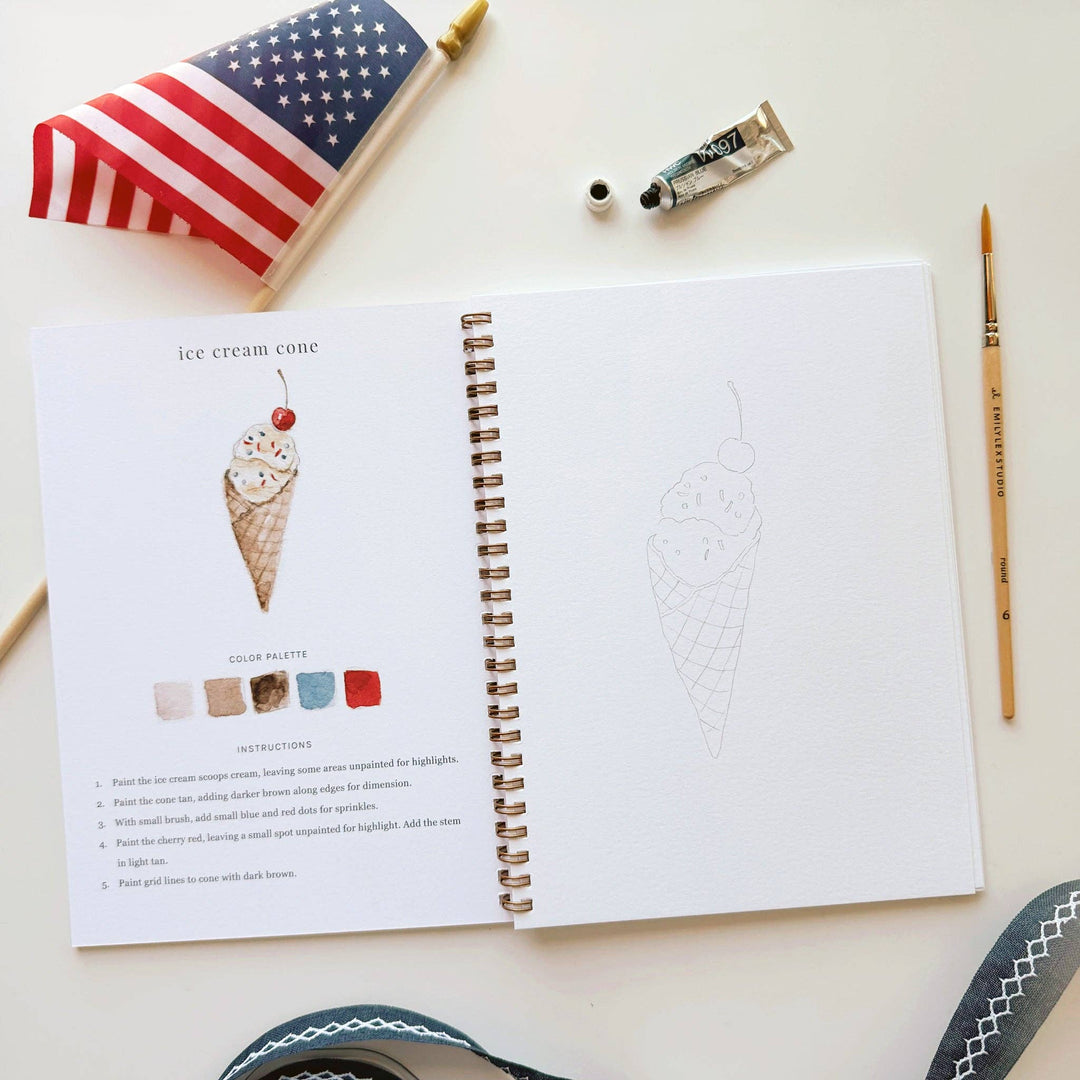 Watercolor Workbook-Americana