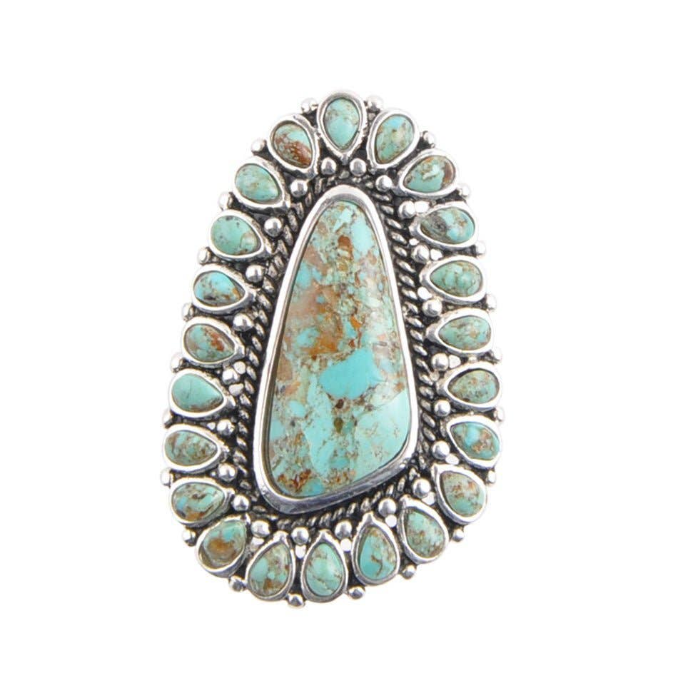Ring-Sedona Turquoise and Sterling Silver