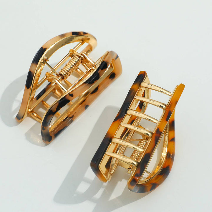 Rosalie | Classic Small Half Moon Metal Claw Clip