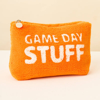 Teddy Pouch-Orange Gameday Stuff