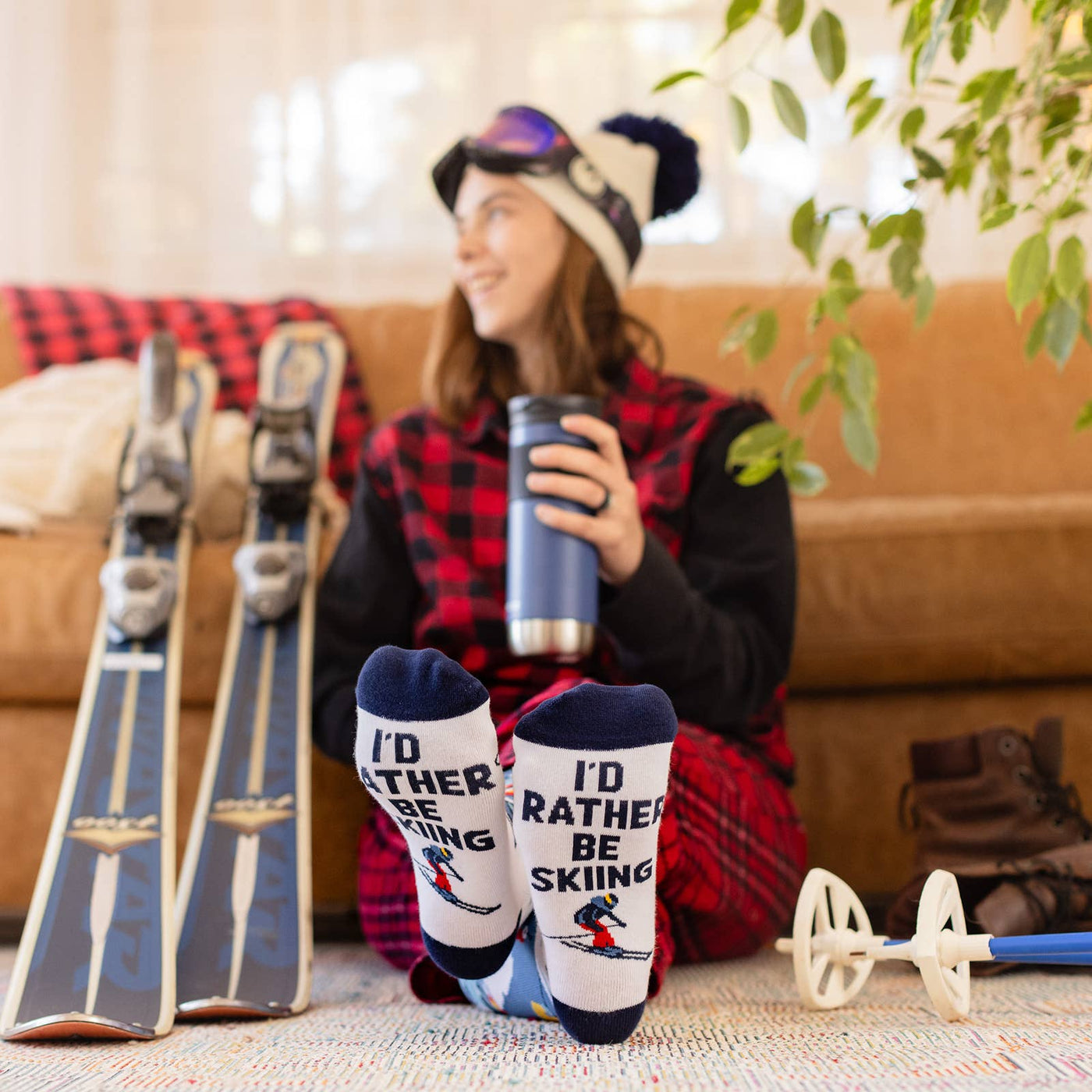 I'd Rather Be Skiing Socks (CO Edition)