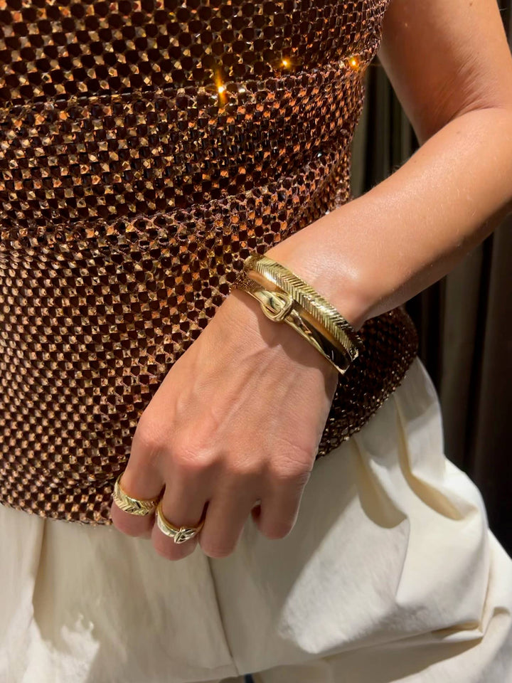 Bangle-Hipster Belt 14k Gold Vermeil