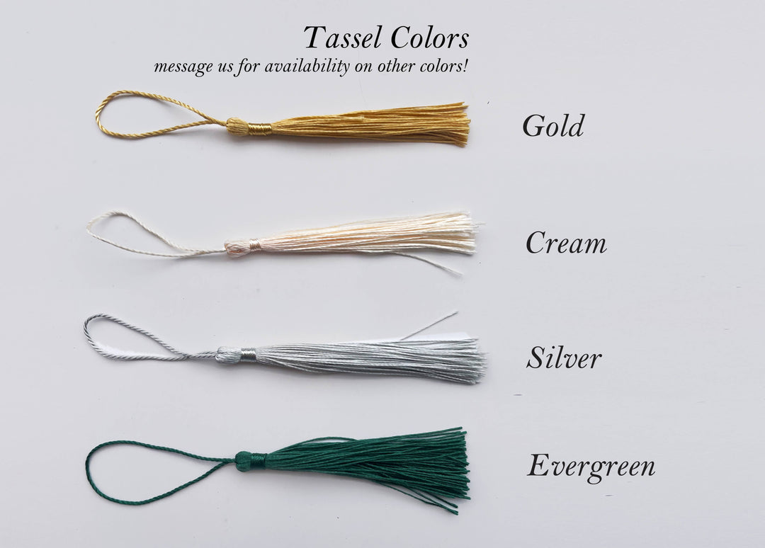 Custom Text Foil Embossed Wooden Bookmark: Gold / Evergreen