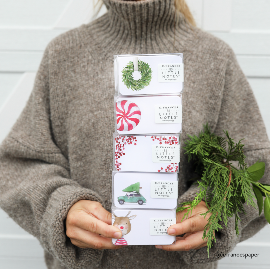 Little Notes®-Mistletoe Boxed Set of 85 Mini Notes