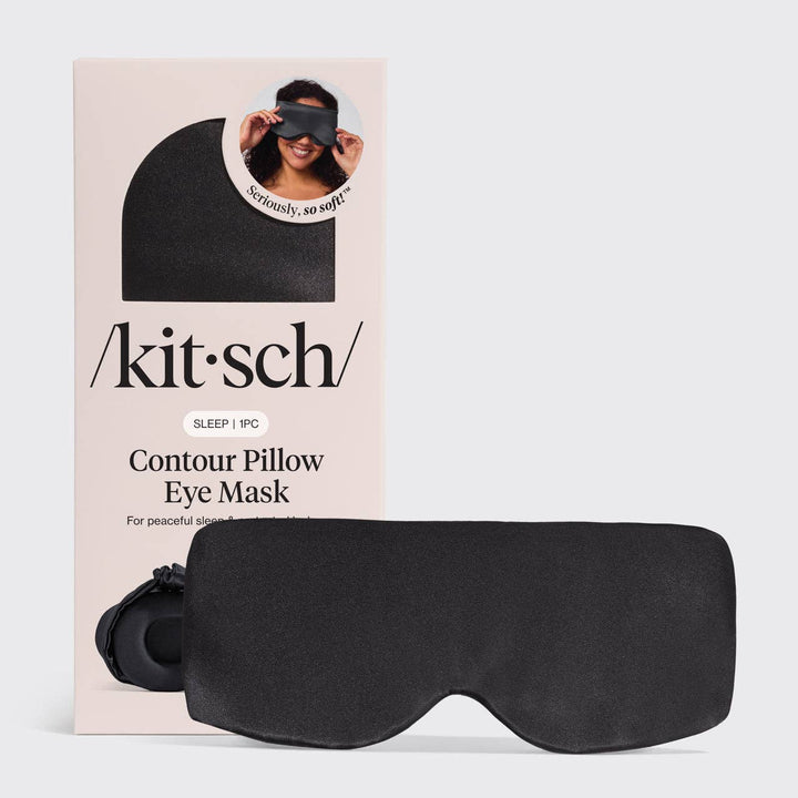 Contour Pillow Eye Mask-Charcoal