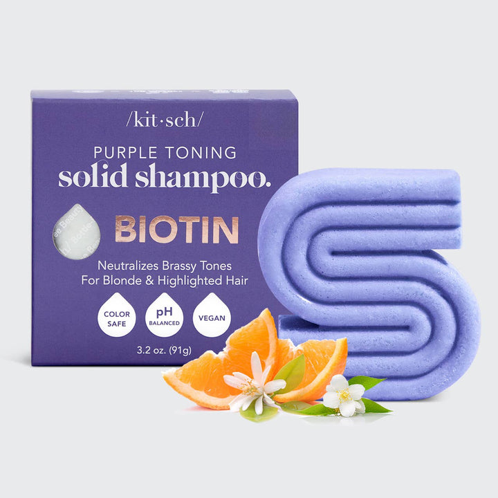 Solid Shampoo Bar-Purple Toning