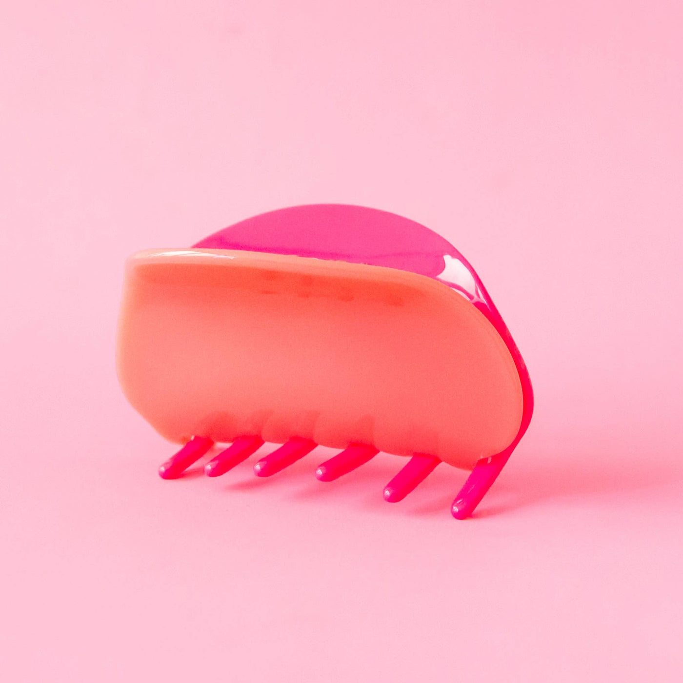 Hair Claw-Two-Tone| Dragon Fruit