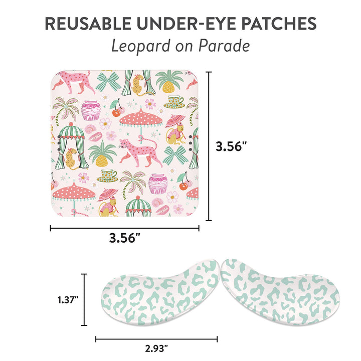 Reusable Under Eye Patches-Leopard on Parade