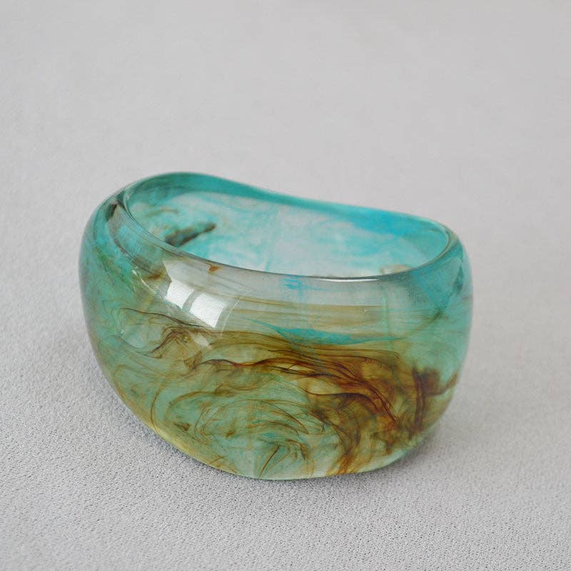 Vintage Marbled Cuff Bracelet