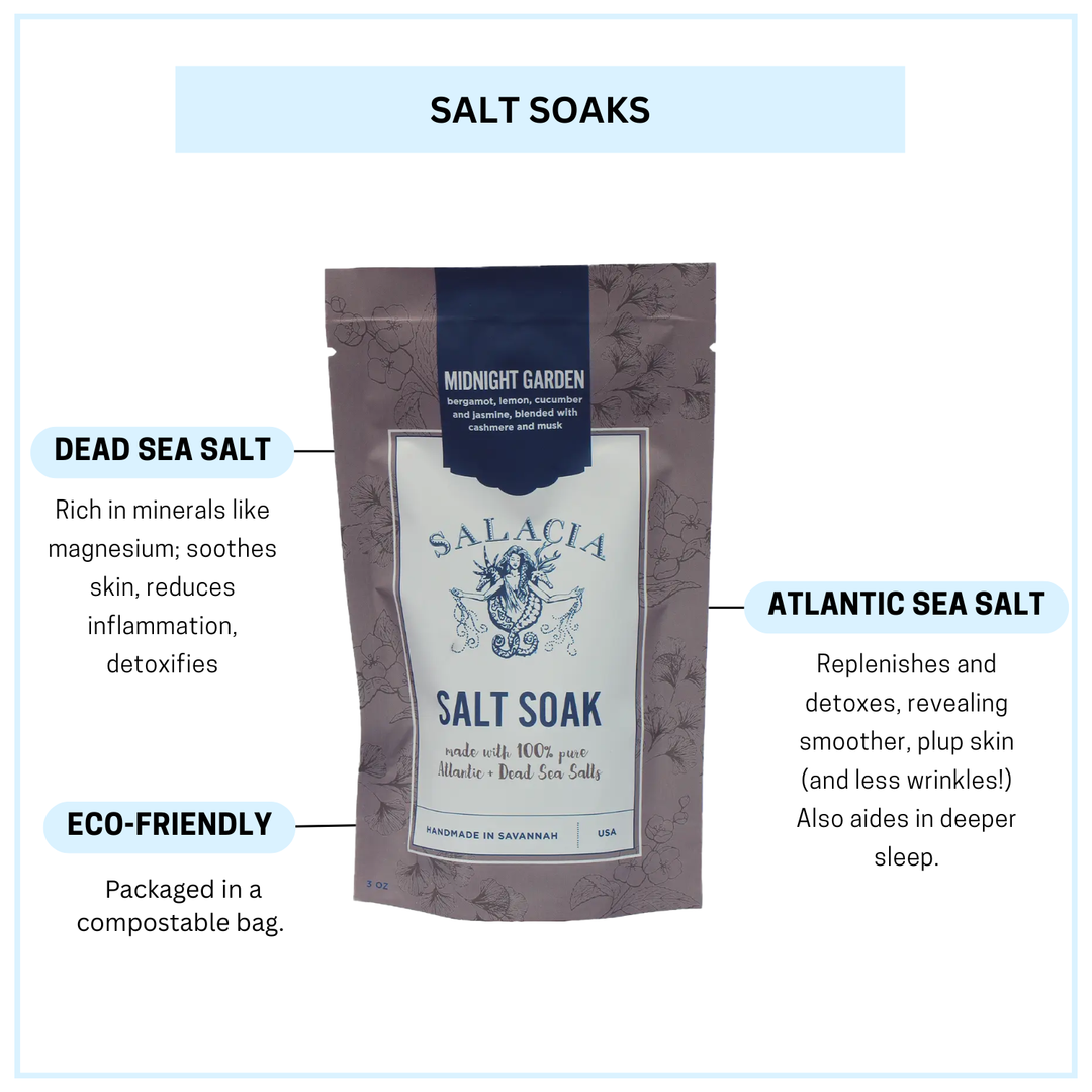 Salt Soak-Seersucker: Sandalwood & Cotton 3oz