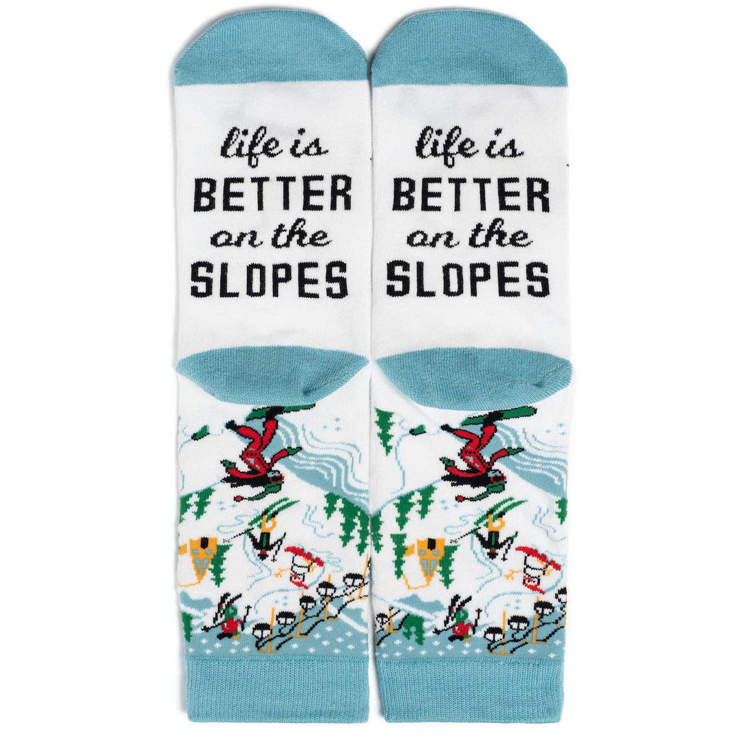 Life Is Better On The Slopes Ski Socks