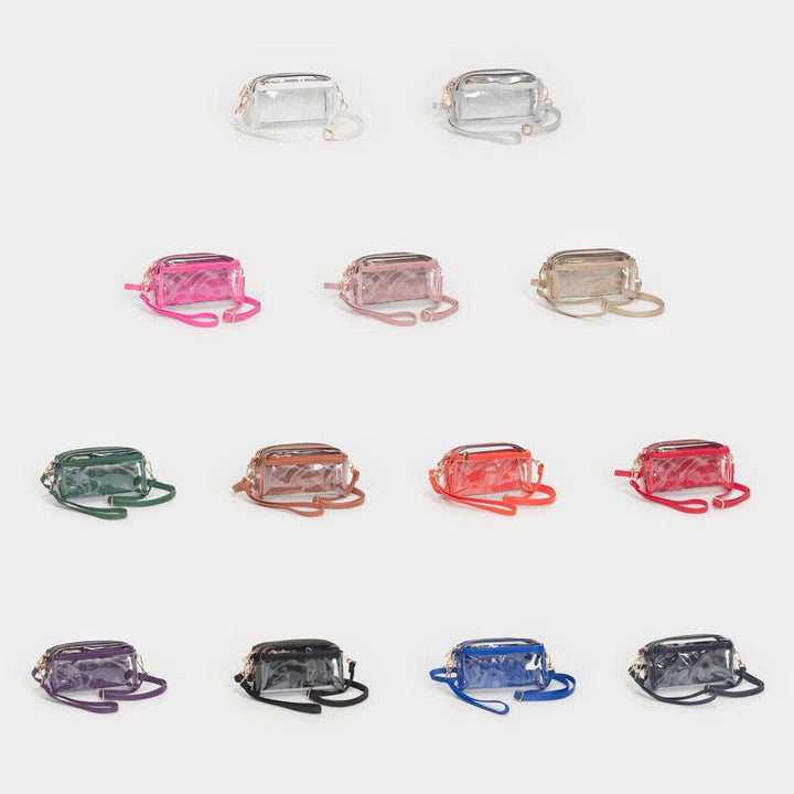 Small Crossbody Bag-Transparent