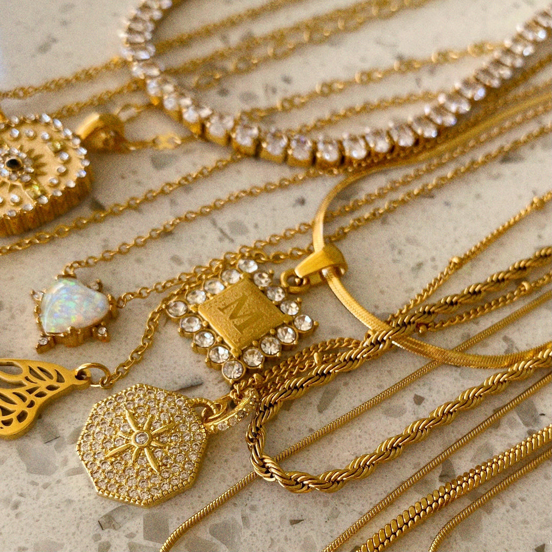 Necklace-Heirloom Crystal Tennis