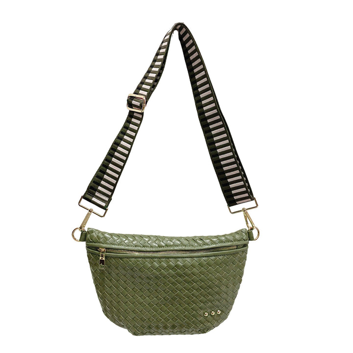 Bum Bag-Westlyn Woven Leather
