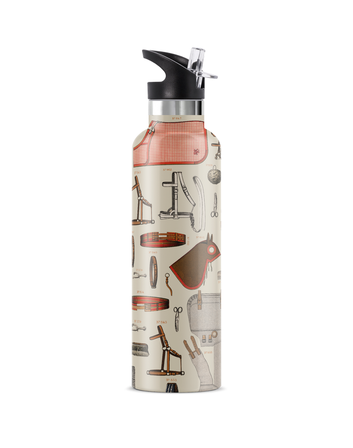 BITS & BRIDALS | Horse Tack Insulated Water Bottle 25oz