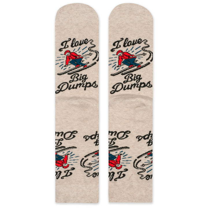 I Love Big Dumps Socks for Skiers