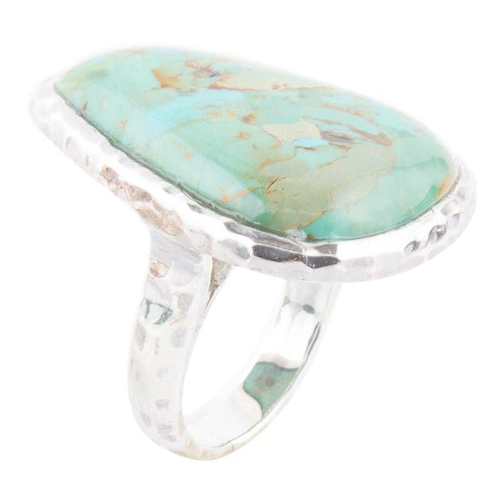 Ring-Abstract Turquoise and Sterling Silver