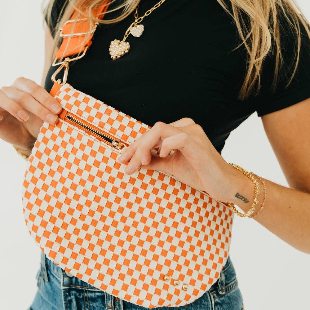 Bum Bag-Westlyn Woven Leather