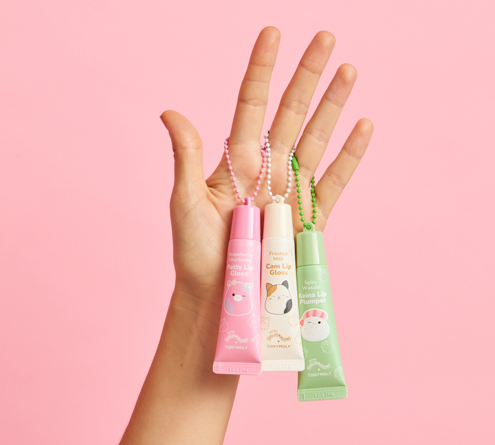 Squishmallows x TONYMOLY Keychain Lip Gloss