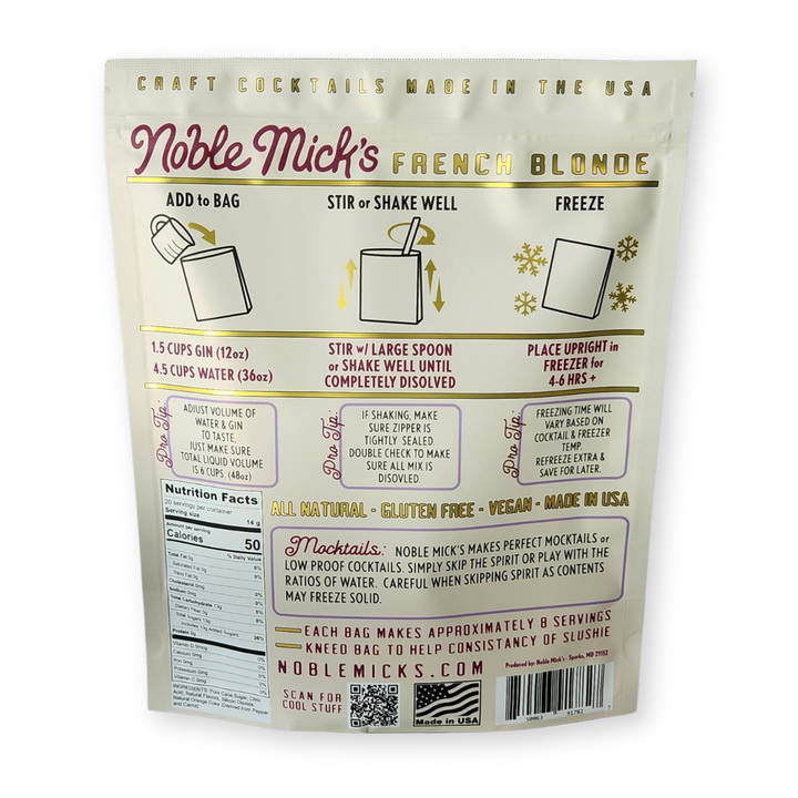 Frozen Cocktail-French Blonde