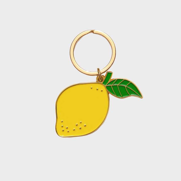 Enamel Keychain-Lemon