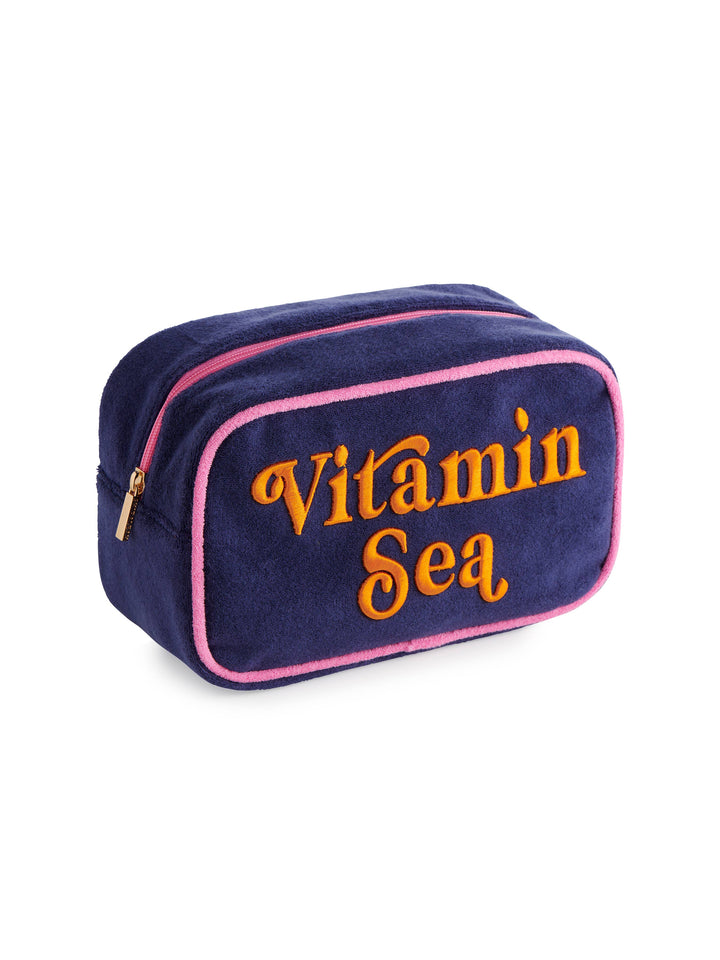Medium Zip Pouch-Vitamin Sea