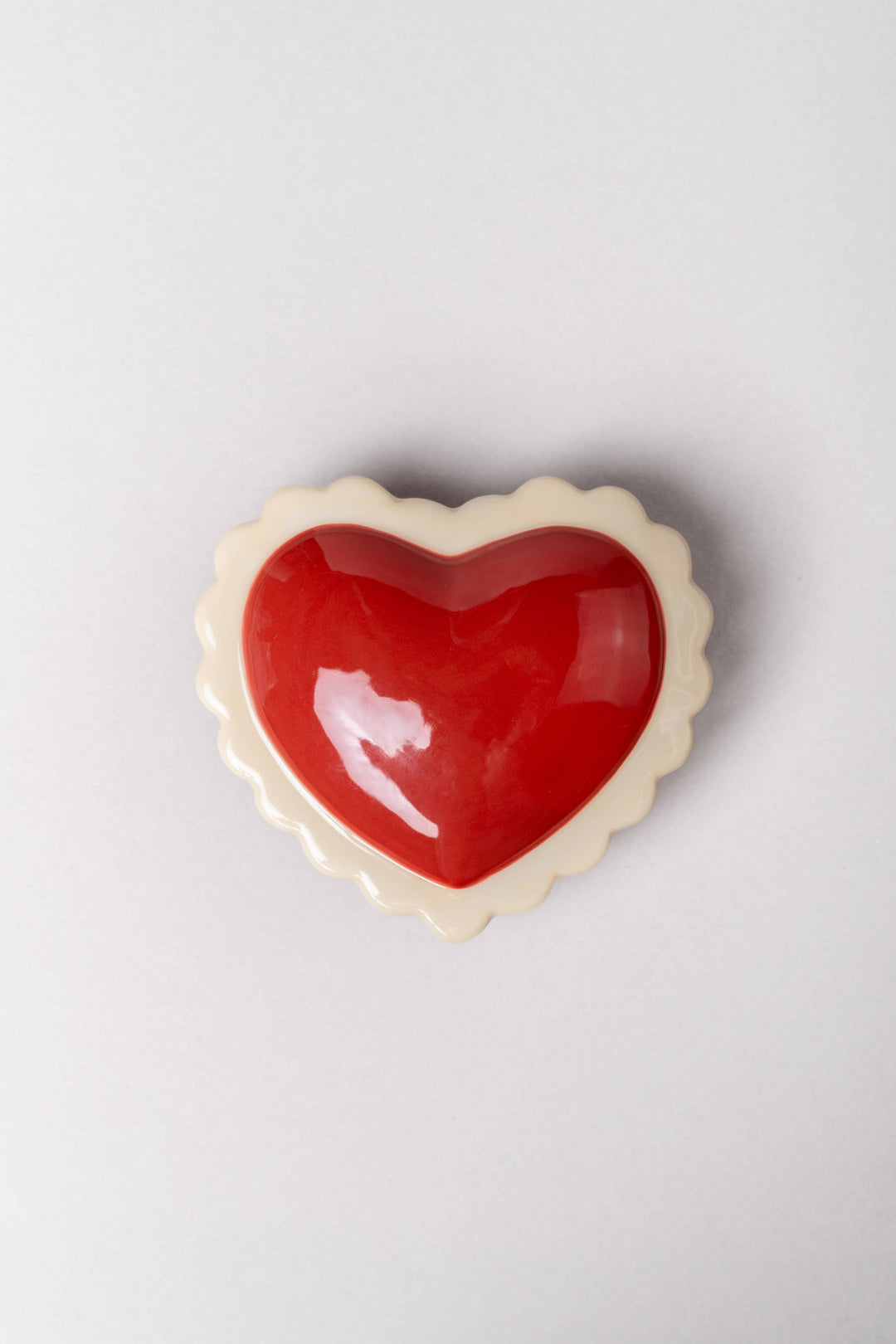 Ceramic Trinket Box, Heart