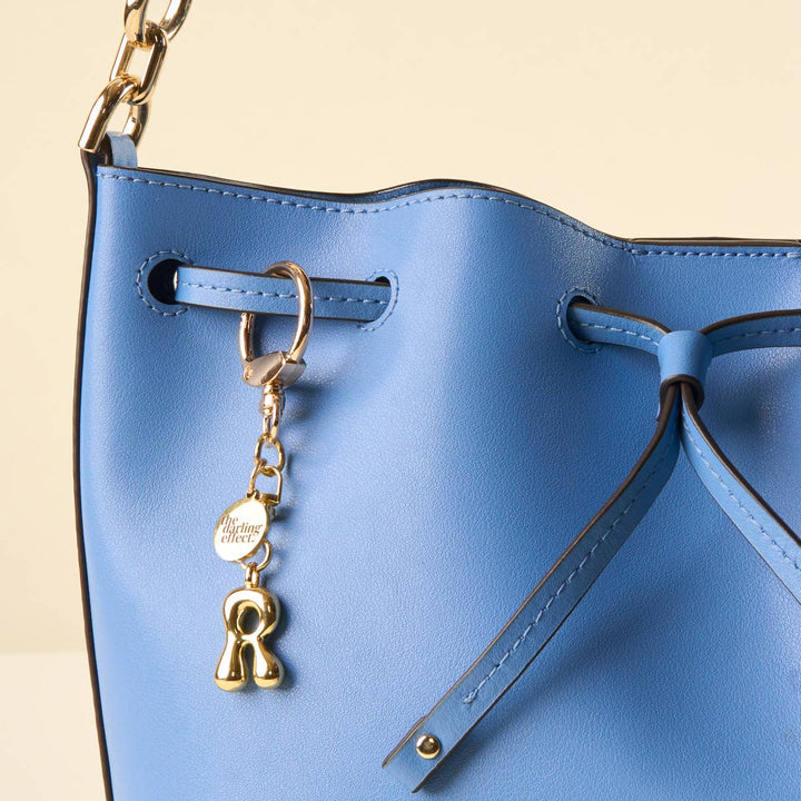 Bubble Letter Keychain Bag Charm–R