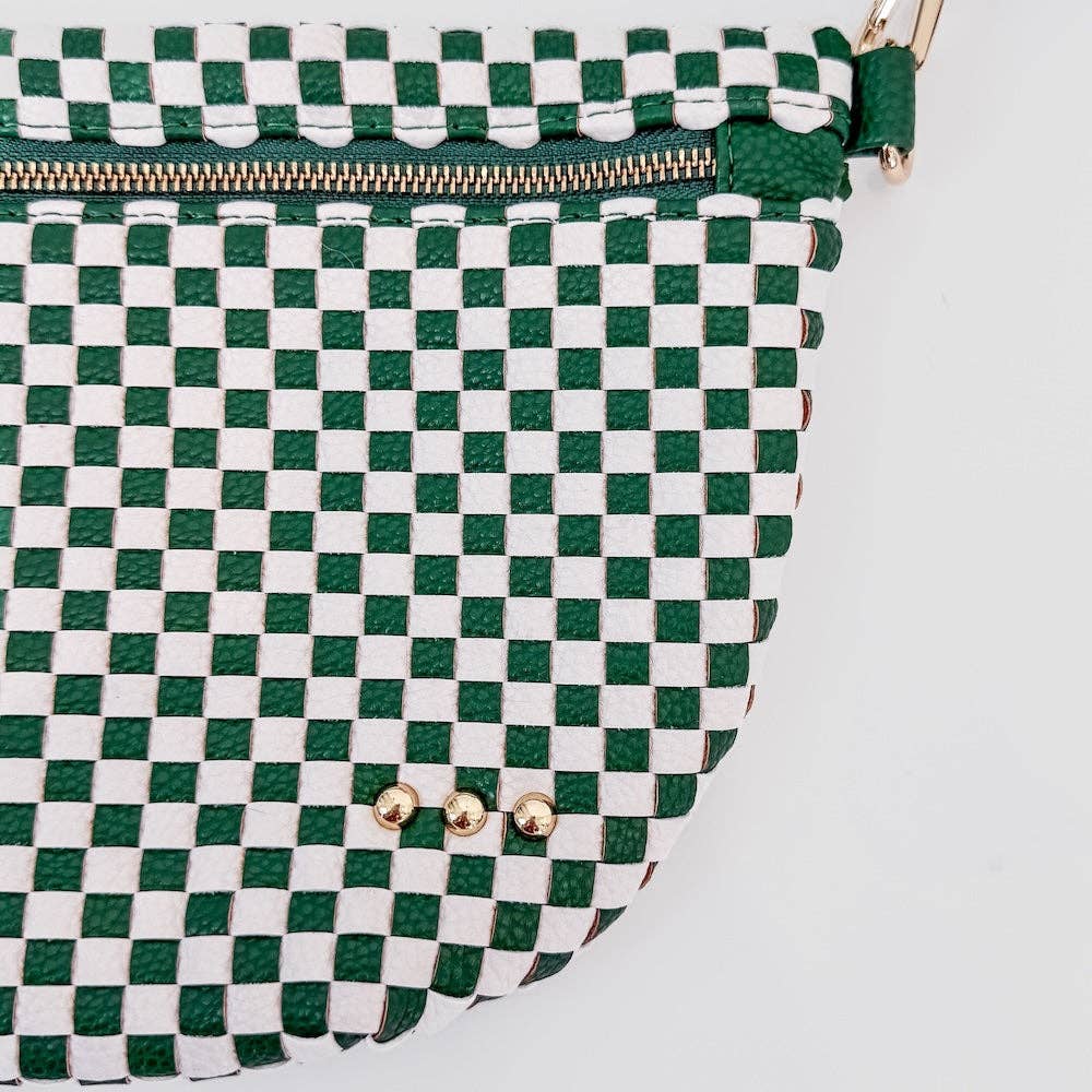 Westlyn Woven Bum Bag-Leather