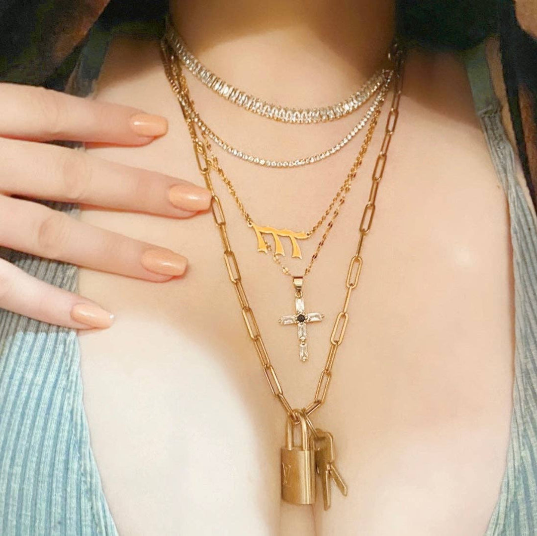 Necklace-Ella Crystal Tennis