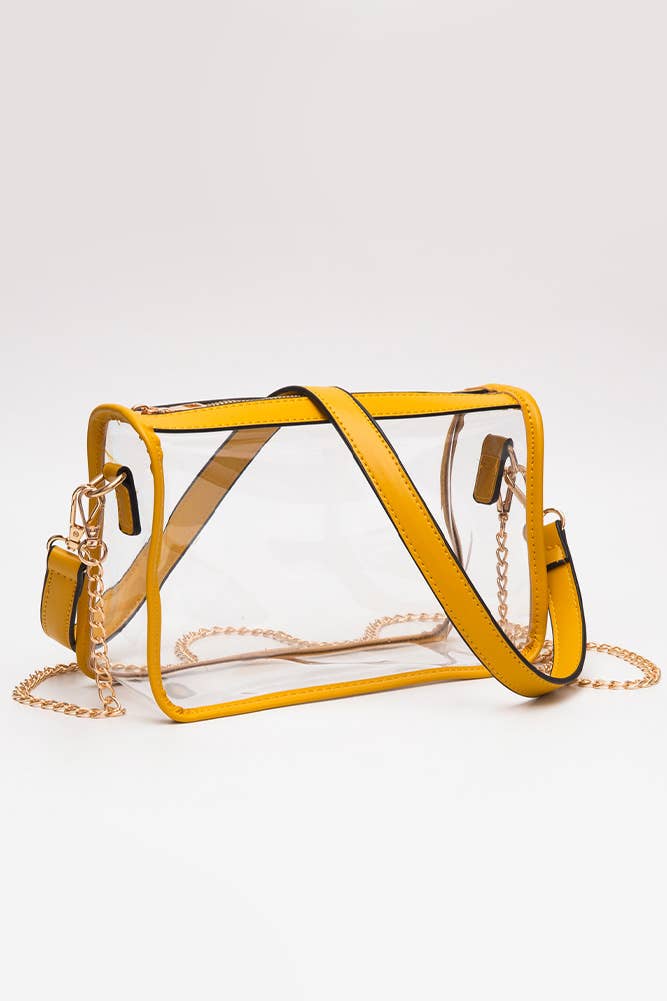 Clear Rectangle Stadium Concert Crossbody Bag