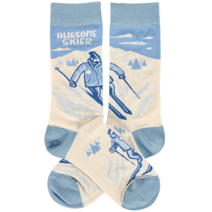 Socks-Awesome Skier