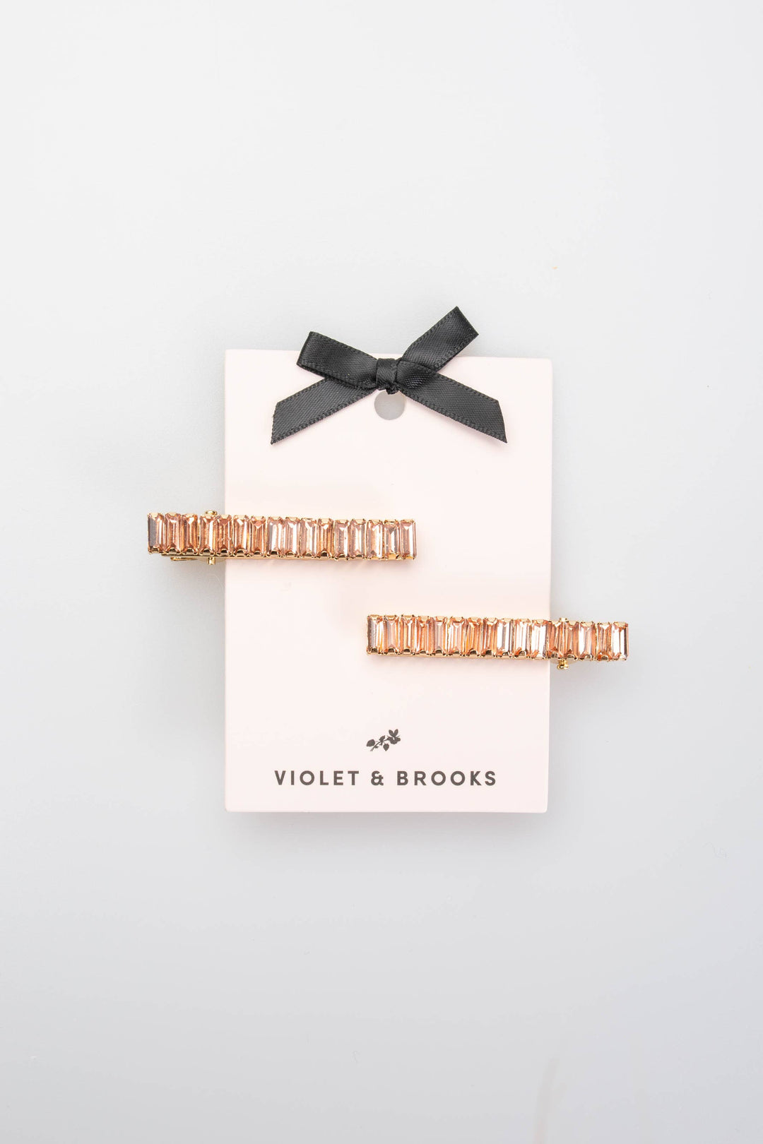 Elyse Crystal Clip Pair