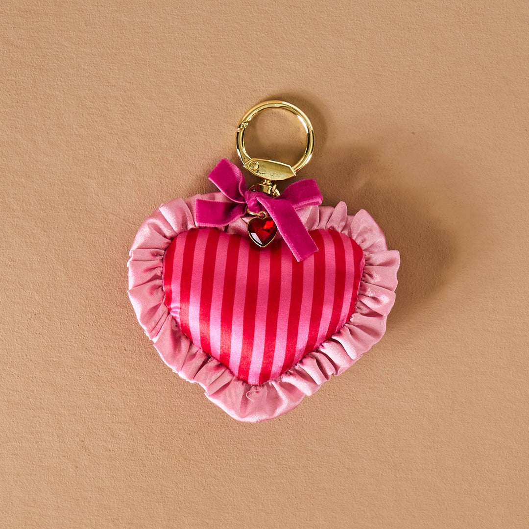 Puffy Heart Bag Charm-Heartthrob