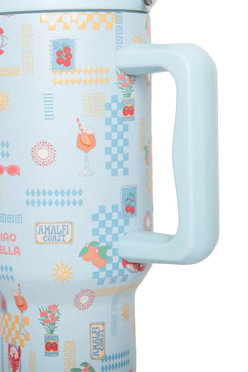 Drink Tumbler 38oz-Italian Summer