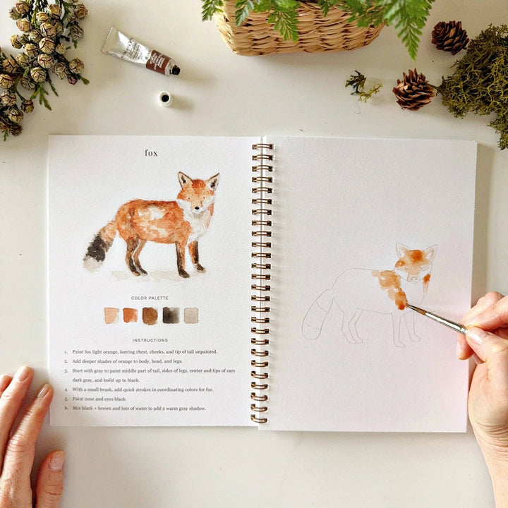 Watercolor Workbook-Woodland