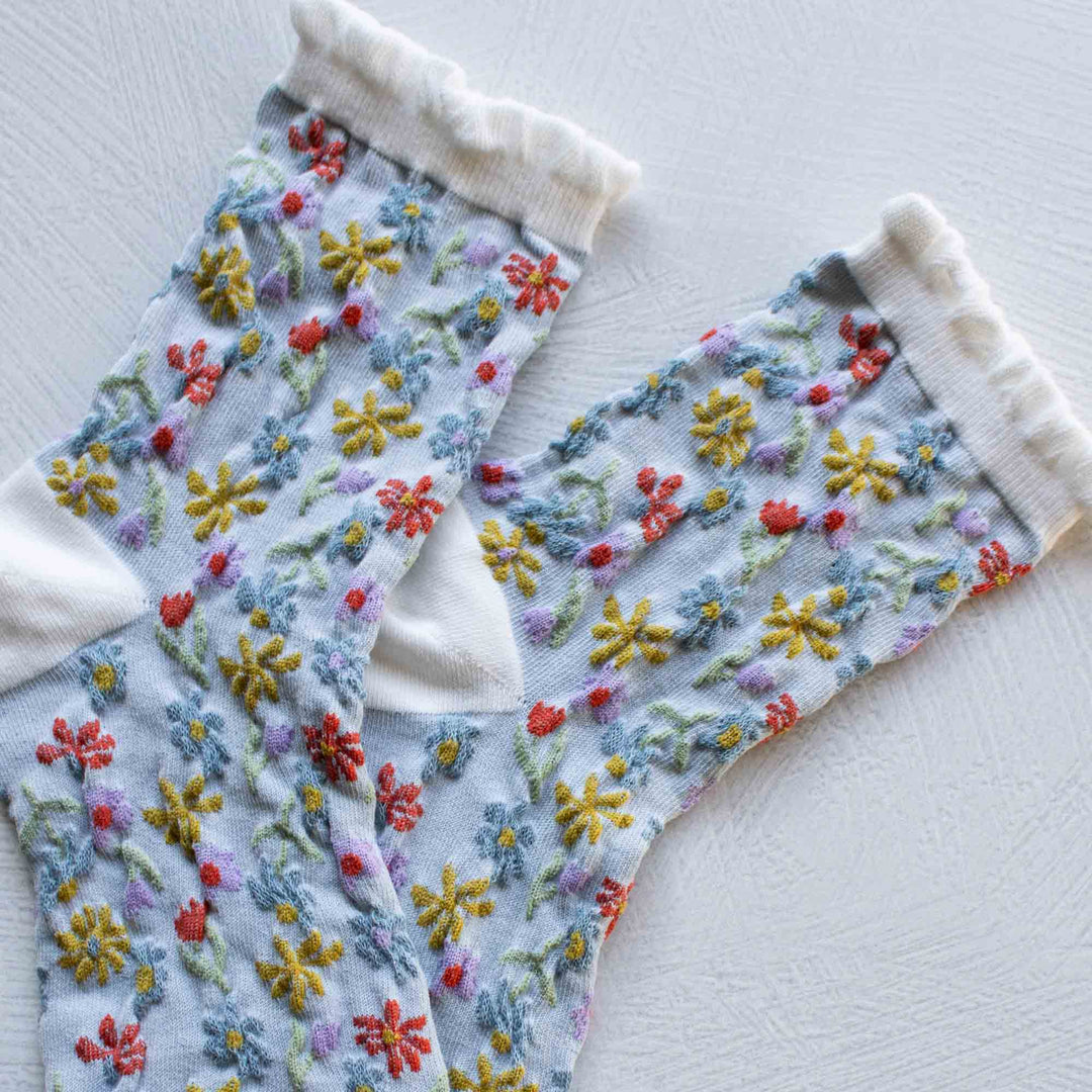 Casual Socks-Love Floral