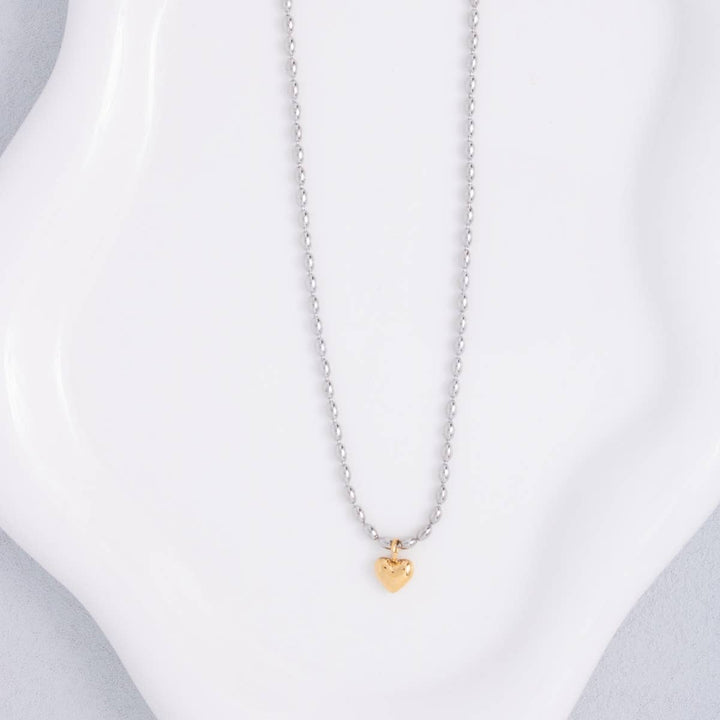 Necklace-Petite Heart Water Resistant