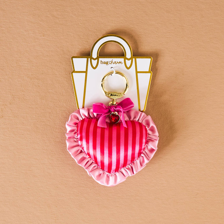Puffy Heart Bag Charm-Heartthrob