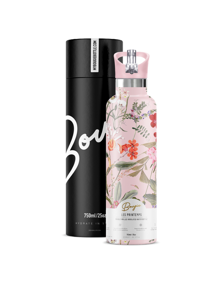 LES PRITEMPS  Spring Floral | 25 oz Insulated Water Bottle