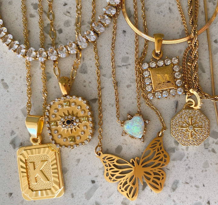 Necklace-Heirloom Crystal Tennis