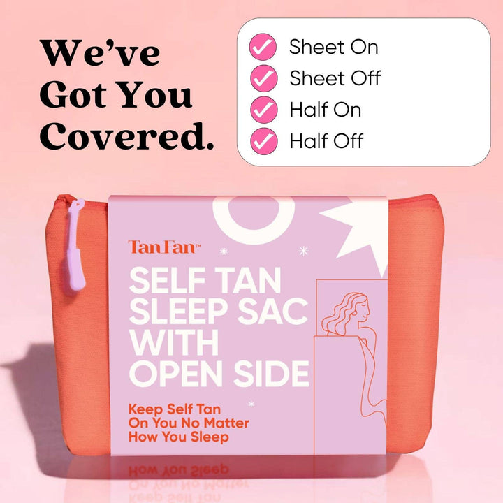 Self  Tan Fan Sleep Sac - Open Side