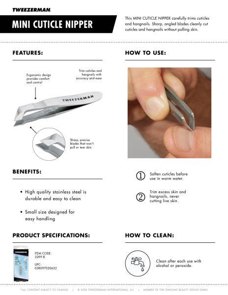 Tweezerman Mini Cuticle Nipper