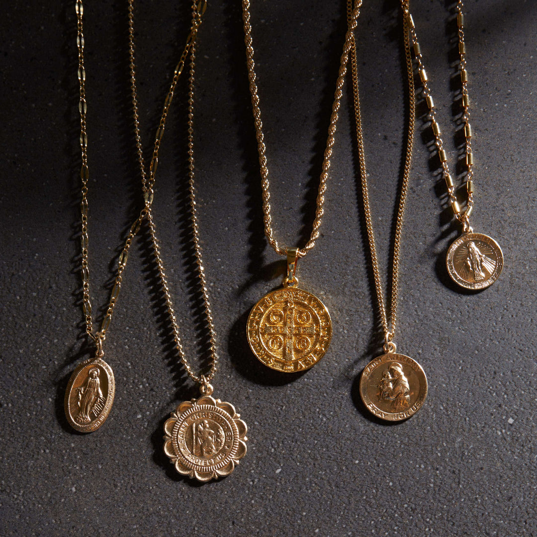 Necklace-Gold Saint Anthony