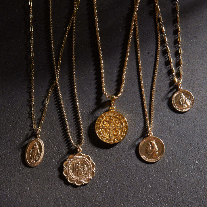 Necklace-Gold Saint Anthony